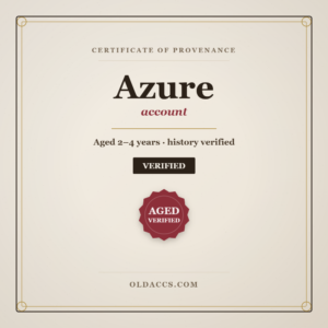 Buy Aged Azure Accounts