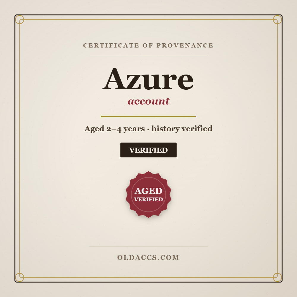 Buy Aged Azure Accounts