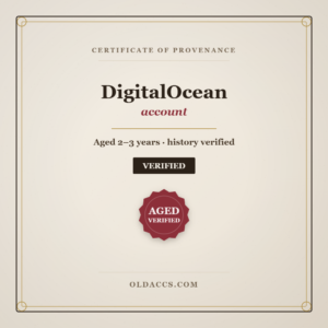 Buy Aged DigitalOcean Accounts