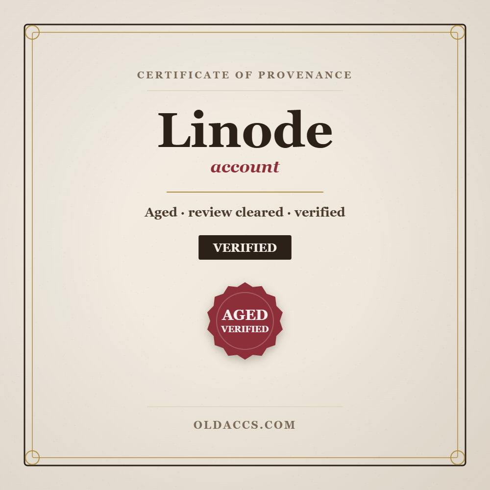 Buy Aged Linode Accounts
